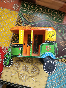 Mini Hand Painted Tuk Tuk www.karmaripon.co.uk