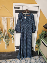 Load image into Gallery viewer, Dark Blue Indira Dress UK 10-12