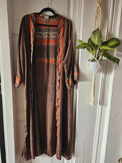 Repurposed Sari Kimono www.karmaripon.co.uk