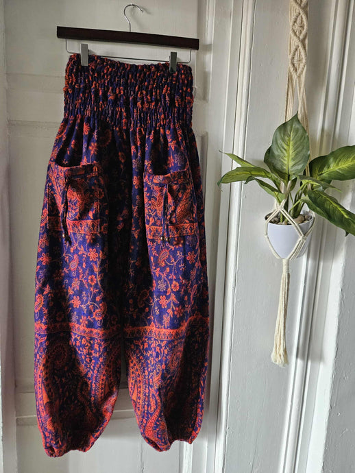 Boho Fleece trousers www.karmaripon.co.uk