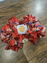 Load image into Gallery viewer, Repurposed Sari Garland www.karmaripon.co.uk 