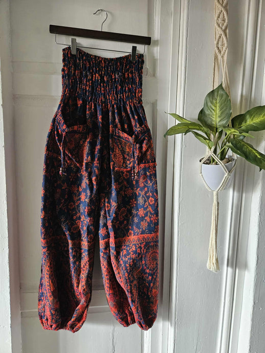 Boho Fleece trousers www.karmaripon.co.uk