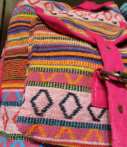 Colourful back pack www.indiansummertrading.co.uk