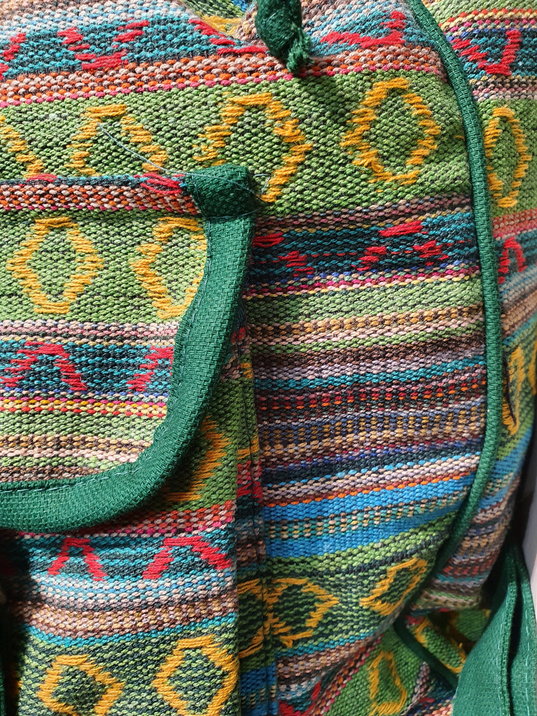 Colourful back pack www.indiansummertrading.co.uk