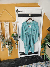 Load image into Gallery viewer, Repurposed Sari Kaftan UK 10-18
