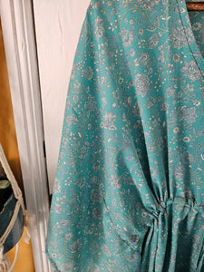 Repurposed Sari Kaftan UK 10-18