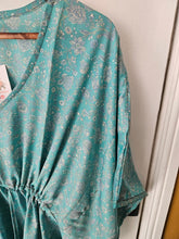 Load image into Gallery viewer, Repurposed Sari Kaftan UK 10-18
