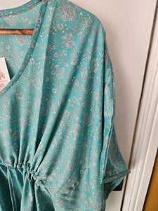Repurposed Sari Kaftan UK 10-18