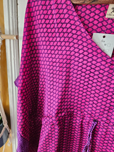 Repurposed Sari Kaftan UK 10-16