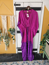 Load image into Gallery viewer, Repurposed Sari Kaftan UK 10-16