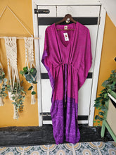 Load image into Gallery viewer, Repurposed Sari Kaftan UK 10-16