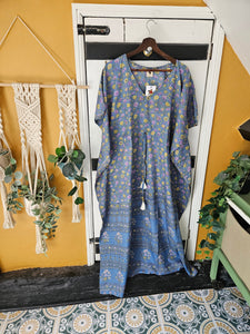 Repurposed Sari Kaftan UK 10-16