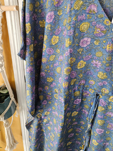 Repurposed Sari Kaftan UK 10-16