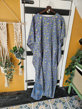Load image into Gallery viewer, Repurposed Sari Kaftan UK 10-16