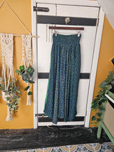 Load image into Gallery viewer, Blue toned Umbrella Trousers UK 8-16 www.indiansummertrading.com