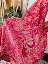 Load image into Gallery viewer, repurposed sari wrap skirt www.karmaripon.co.uk