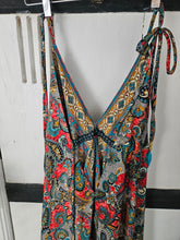 Load image into Gallery viewer, repurposed sari wrap skirt www.karmaripon.co.uk