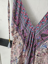 Load image into Gallery viewer, repurposed sari wrap skirt www.karmaripon.co.uk