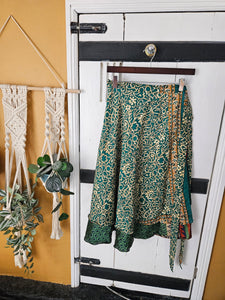 repurposed sari wrap skirt www.karmaripon.co.uk