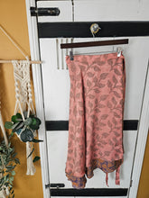 Load image into Gallery viewer, repurposed sari wrap skirt www.karmaripon.co.uk