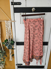 Load image into Gallery viewer, repurposed sari wrap skirt www.karmaripon.co.uk