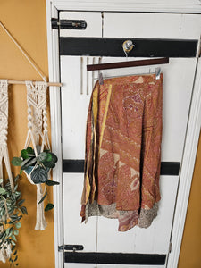 repurposed sari wrap skirt www.karmaripon.co.uk