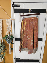 Load image into Gallery viewer, repurposed sari wrap skirt www.karmaripon.co.uk