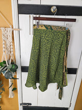 Load image into Gallery viewer, Repurposed sari wrap skirt www.karmaripon.co.uk