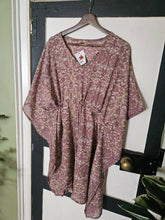 Load image into Gallery viewer, Repurposed Sari Kaftan UK 10-16