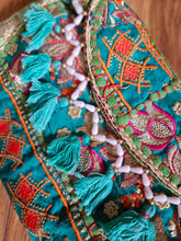 Load image into Gallery viewer, Bandani Tasselled handbag www.karmaripon.co.uk
