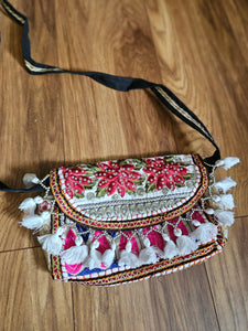 Bandani Tasseled cross body bag www.karmaripon.co.uk