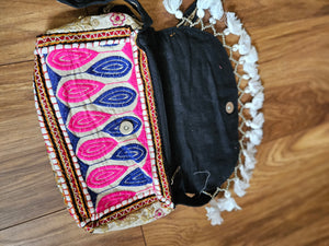 Bandani Tasseled cross body bag www.karmaripon.co.uk