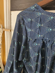 Dark Blue Indira Dress UK 10-12