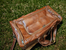Load image into Gallery viewer, Leather Luggage Bag