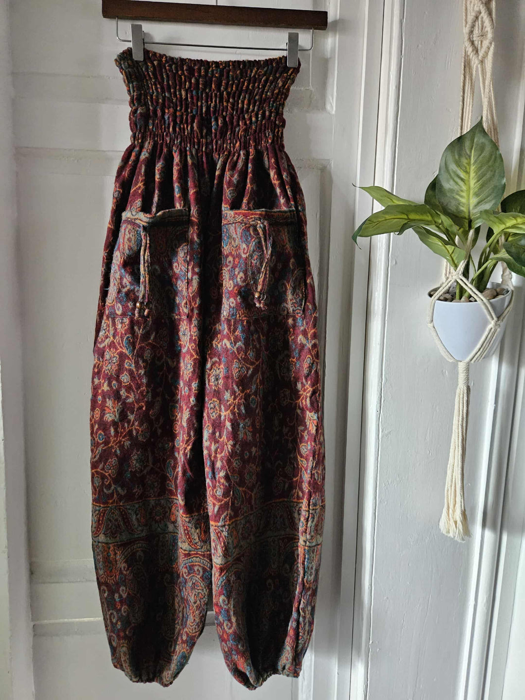 Boho Fleece trousers www.karmaripon.co.uk