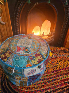 Indian pouffe www.indiansummertrading.co.uk