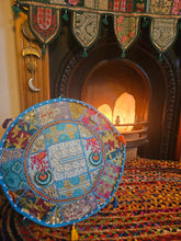 Load image into Gallery viewer, Indian pouffe www.indiansummertrading.co.uk
