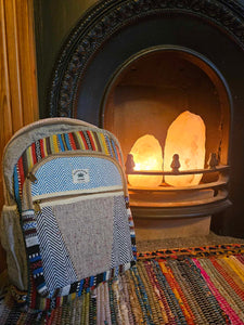 Hemp Backpack www.karmaripon.co.uk