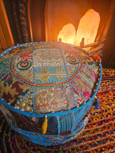 Indian pouffe www.indiansummertrading.co.uk