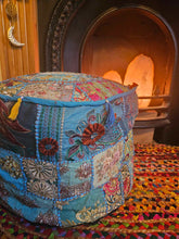Load image into Gallery viewer, Indian pouffe www.indiansummertrading.co.uk