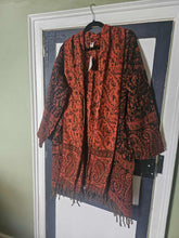 Load image into Gallery viewer, Tassel Shawl Coat www.karmaripon.co.uk