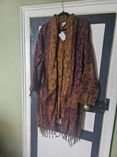Load image into Gallery viewer, Tassel Shawl Coat www.karmaripon.co.uk