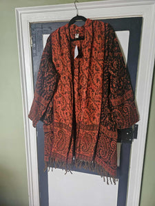 Tassel Shawl Coat www.karmaripon.co.uk