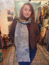 Load image into Gallery viewer, Kantha Stitch Scarf www.karmaripon.co.uk