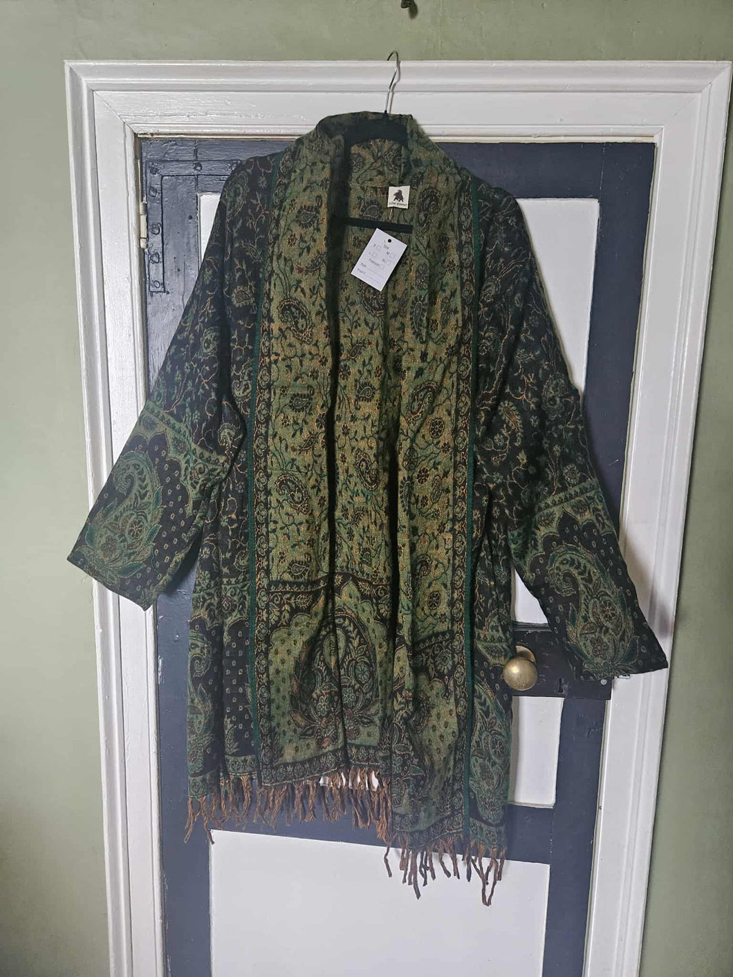 Tassel Shawl Coat www.karmaripon.co.uk