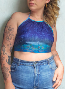 Reversible Repurposed Sari Choli Top UK8-14 www.karmaripon.co.uk