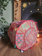 Load image into Gallery viewer, indian pouffe www.karmaripon.co.uk