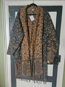 Tassel Shawl Coat www.karmaripon.co.uk