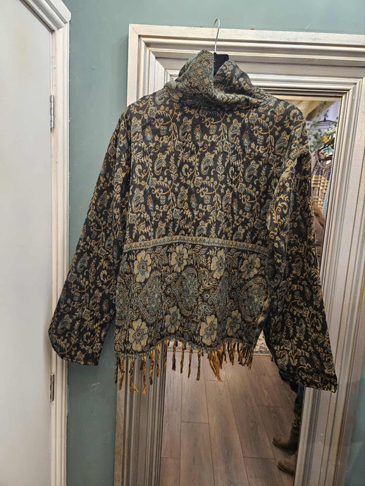 Fleece Tasselled Jumper www.karmaripon.co.uk