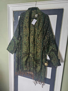Tassel Shawl Coat www.karmaripon.co.uk